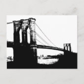  Brooklyn Bridge Briefkaart (Voorkant)