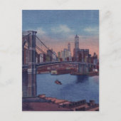  Brooklyn Bridge Briefkaart (Voorkant)