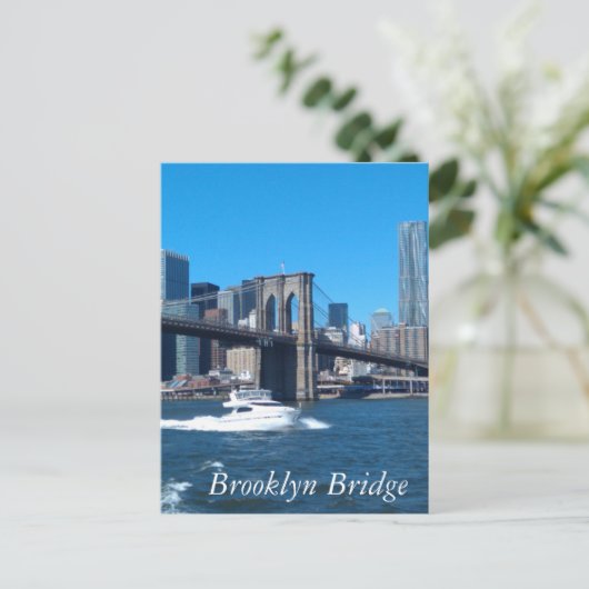 Brooklyn Bridge Briefkaart (Staand voorkant)