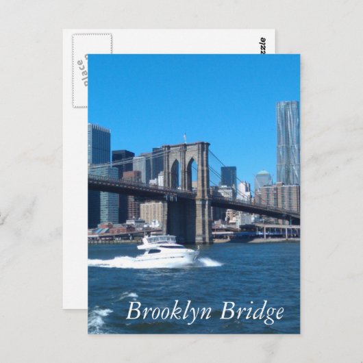 Brooklyn Bridge Briefkaart (Voorkant / Achterkant)