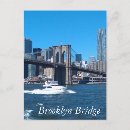 Brooklyn Bridge Briefkaart (Voorkant)