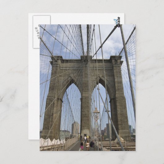 Brooklyn Bridge briefkaart (Voorkant / Achterkant)