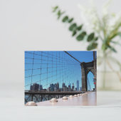 Brooklyn bridge briefkaart (Staand voorkant)