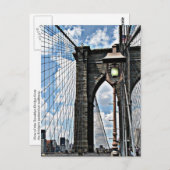 Brooklyn Bridge Briefkaart (Voorkant / Achterkant)