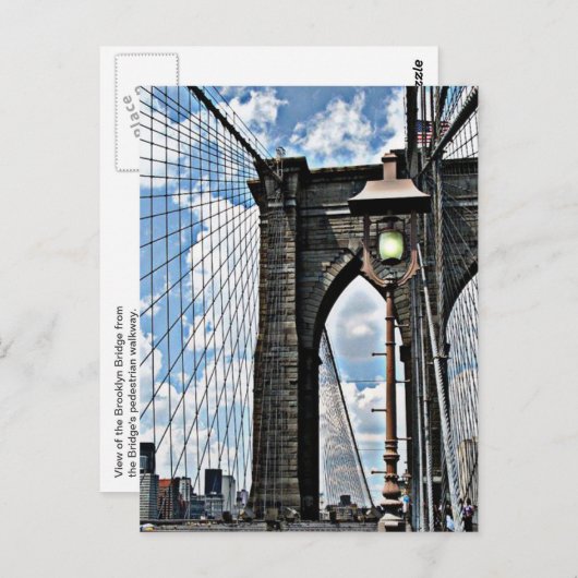 Brooklyn Bridge Briefkaart (Voorkant / Achterkant)
