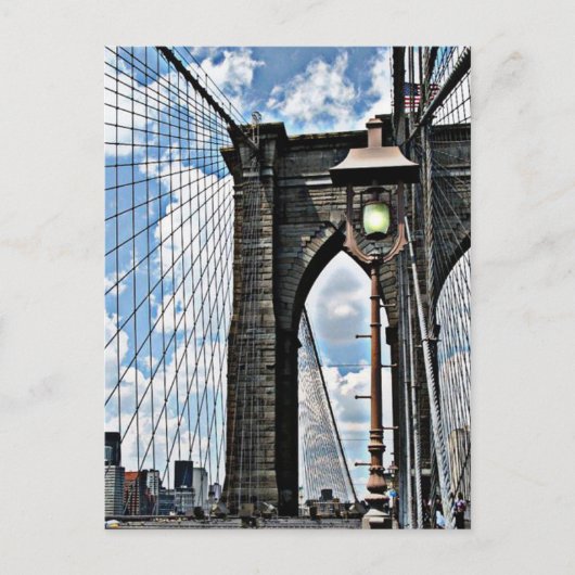 Brooklyn Bridge Briefkaart (Voorkant)
