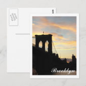 Brooklyn Bridge Briefkaart (Voorkant / Achterkant)
