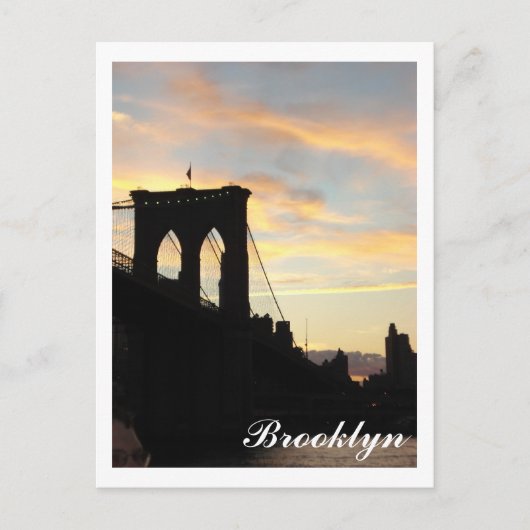 Brooklyn Bridge Briefkaart (Voorkant)
