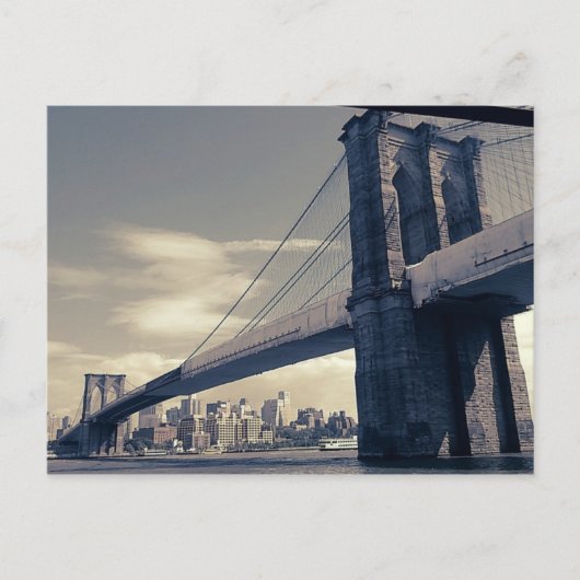 Brooklyn Bridge Briefkaart (Voorkant)