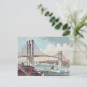 Brooklyn bridge briefkaart (Staand voorkant)