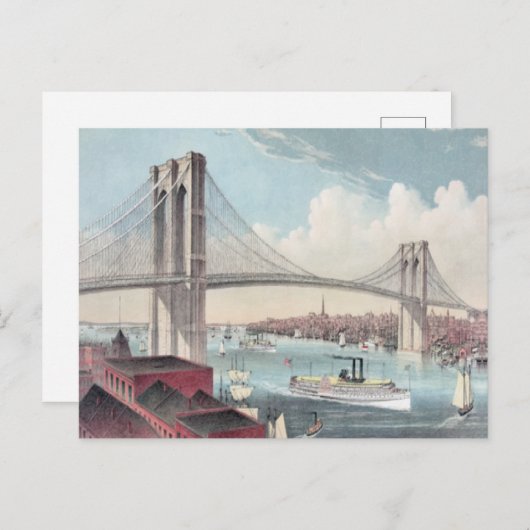 Brooklyn bridge briefkaart (Voorkant / Achterkant)