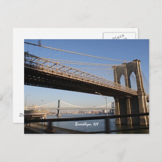 Brooklyn Bridge Briefkaart (Voorkant / Achterkant)