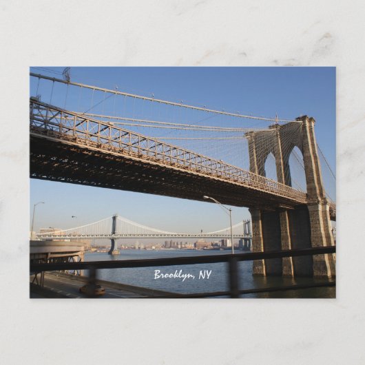 Brooklyn Bridge Briefkaart (Voorkant)