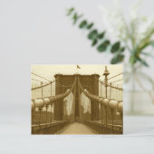 Brooklyn Bridge Briefkaart - New York City Briefka (Staand voorkant)