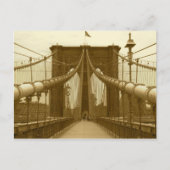 Brooklyn Bridge Briefkaart - New York City Briefka (Voorkant)