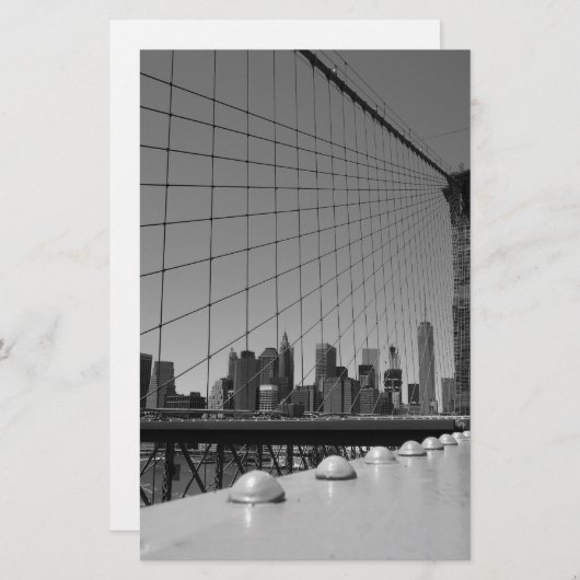 Brooklyn bridge briefpapier (Voorkant / Achterkant)
