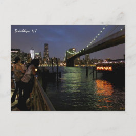 Brooklyn Bridge, Brooklyn, NY Briefkaart