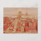 Brooklyn Bridge, c.1883 Briefkaart (Voorkant)