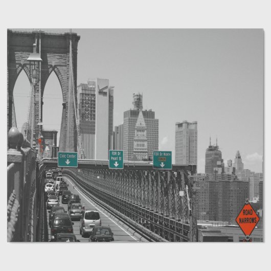 Brooklyn bridge cadeaupapier (Vlak)