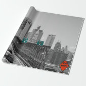 Brooklyn bridge cadeaupapier (Uitgerold)