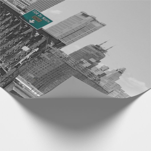 Brooklyn bridge cadeaupapier (Hoek)