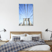 Brooklyn Bridge Canvas Afdruk (Insitu (Slaapkamer))