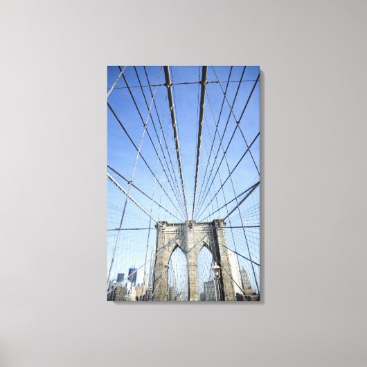 Brooklyn Bridge Canvas Afdruk (Voorkant)