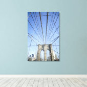 Brooklyn Bridge Canvas Afdruk (Insitu (Houten vloer))