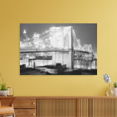 Brooklyn-bridge Canvas Afdruk (Insitu (Woonkamer))