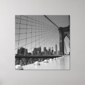Brooklyn bridge canvas afdruk (Voorkant)