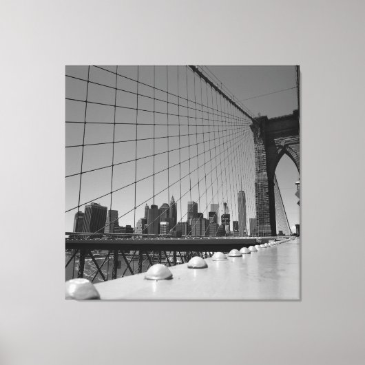Brooklyn bridge canvas afdruk (Voorkant)