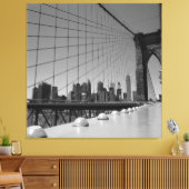 Brooklyn bridge canvas afdruk (Insitu (Woonkamer))