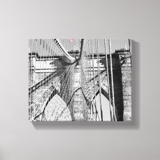 Brooklyn Bridge Canvas Afdruk (Voorkant)