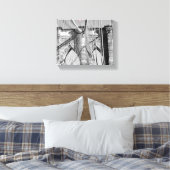 Brooklyn Bridge Canvas Afdruk (Insitu (Slaapkamer))