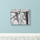 Brooklyn Bridge Canvas Afdruk (Insitu (Houten vloer))