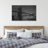 Brooklyn Bridge Canvas Afdruk (Insitu (Slaapkamer))