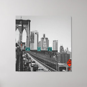 Brooklyn bridge canvas afdruk