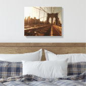 Brooklyn Bridge. Canvas Afdruk (Insitu (Slaapkamer))