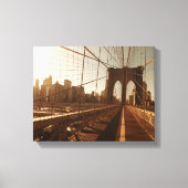 Brooklyn Bridge. Canvas Afdruk (Voorkant)
