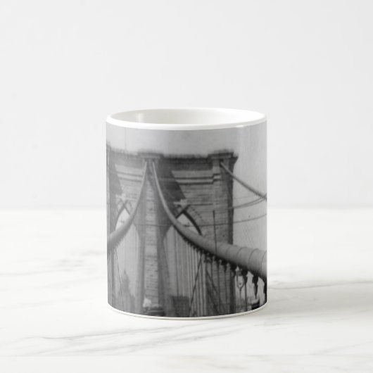 Brooklyn Bridge Crossing Koffiemok (Center)