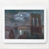 Brooklyn Bridge door Moonlight Muismat (Voorkant)