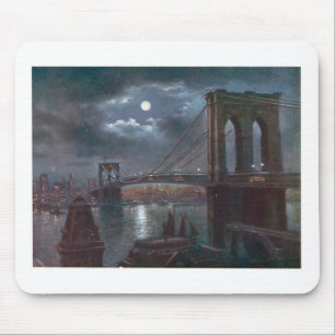 Brooklyn Bridge door Moonlight Muismat