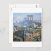 Brooklyn Bridge, East River, circa 1916 Briefkaart (Voorkant / Achterkant)