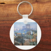 Brooklyn Bridge, East River, circa 1916 Sleutelhanger (Voorkant)