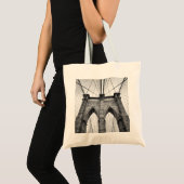 Brooklyn Bridge, een bezienswaardigheid in New-Yor Tote Bag (Voorkant (product))