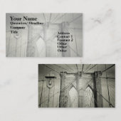 Brooklyn Bridge Elegant Visitekaartje (Voorkant / Achterkant)