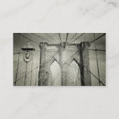 Brooklyn Bridge Elegant Visitekaartje (Achterkant)