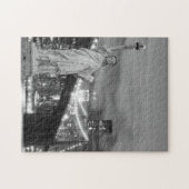 Brooklyn Bridge en het Vrijheidsbeeld Legpuzzel (Horizontaal)