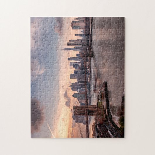 Brooklyn Bridge en Lower Manhattan Legpuzzel (Verticaal)