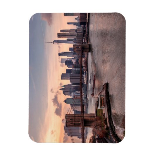 Brooklyn Bridge en Lower Manhattan Magneet (Verticaal)